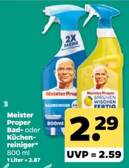 Netto Meister Proper Bad- oder Küchen-reiniger Angebot