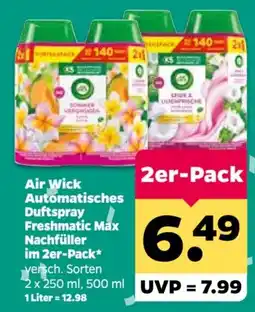 Netto Air Wick Automatisches Duftspray Freshmatic Max Nachfüller Angebot