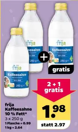 Netto frija Kaffeesahne Angebot