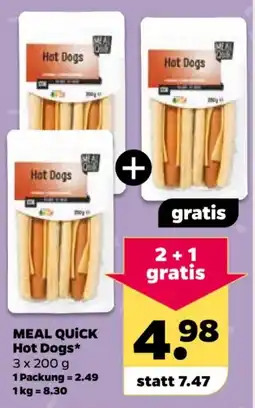 Netto MEAL QUICK Hot Dogs* Angebot
