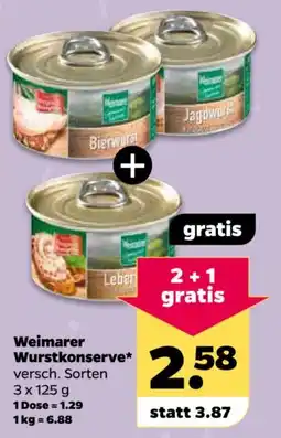Netto Weimarer Wurstkonserven Angebot