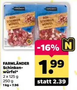 Netto FARMLÄNDER Schinken-würfel* Angebot