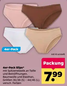 Netto 4er-Pack Slips* Angebot