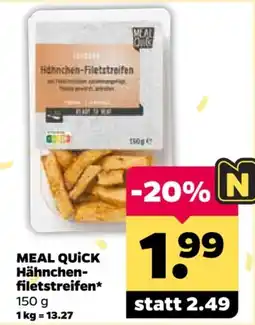 Netto MEAL QUICK Hähnchen-filetstreifen* Angebot