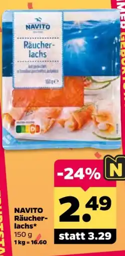 Netto NAVITO Räucherlachs Angebot