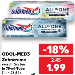 Kaufland ODOL-MED3 Zahncreme Angebot