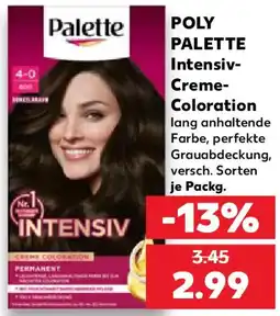 Kaufland POLY Palette Intensiv Creme Coloration Angebot