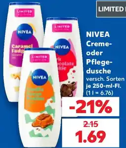 Kaufland NIVEA Creme oder Pflegedusche Angebot