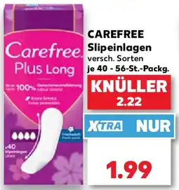Kaufland CAREFREE Slipeinlagen Angebot