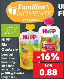Kaufland HIPP Bio Quetschbeutel Angebot
