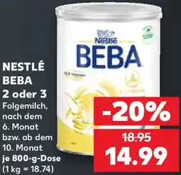 Kaufland NESTLÉ BEBA 2 oder 3 Angebot