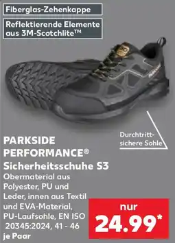 Kaufland PARKSIDE PERFORMANCE Sicherheitsschuhe S3 Angebot