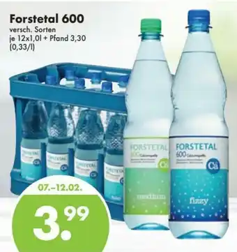 Trink und Spare Forstetal 600 je 12 x 1.0l + Pfand 3.30 Angebot