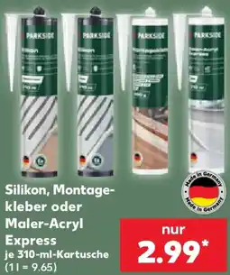 Kaufland Silikon, Montagekleber oder Maler-Acryl Express Angebot