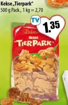 Mix Markt Kekse ,,Tierpark" 500 g Pack Angebot