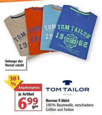 Globus Tom Tailor Herren T-shirt Angebot
