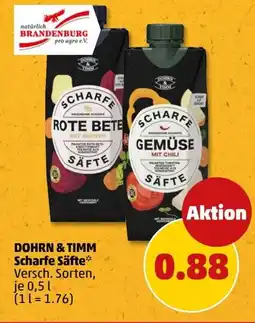 PENNY DOHRN & TIMM Scharfe Säfte Angebot