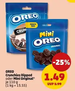 PENNY OREO Crunchies Dipped oder Mini Original Angebot