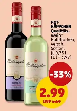 PENNY Rotkäppchen Qualitätswein Angebot