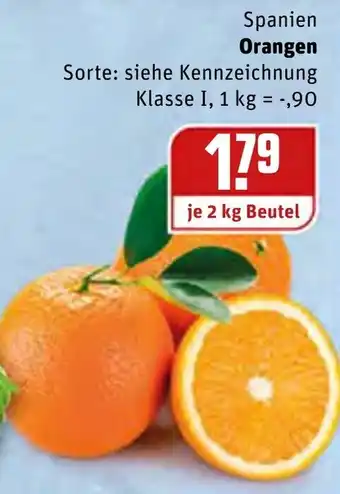 REWE Center Orangen 2kg Beutel Angebot