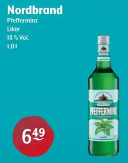 Getränke Hoffmann Nordbrand Pfefferminz Likör Angebot