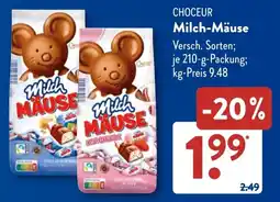 Aldi Süd Milch-Mäuse Angebot