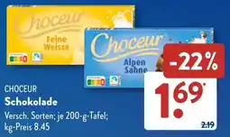 Aldi Süd Choceur Schokolade Angebot