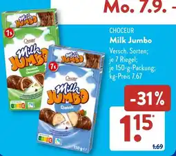 Aldi Süd Choceur Milk Jumbo Classic Angebot