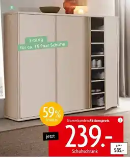 Zurbrüggen Schuhschrank Angebot