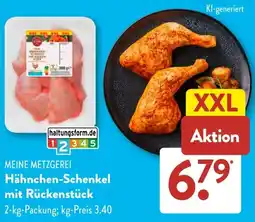 Aldi Süd MEINE METZGEREI Hähnchen-Schenkel mit Rückenstück Angebot