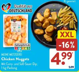 Aldi Süd MEINE METZGEREI Chicken Nuggets Angebot