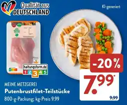 Aldi Süd MEINE METZGEREI Putenbrustfilet-Teilstücke Angebot