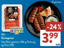 Aldi Süd BBQ Cevapcici Angebot