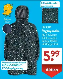 Aldi Süd LILY & DAN Regenponcho Angebot