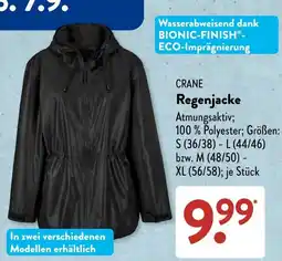 Aldi Süd CRANE Regenjacke Angebot