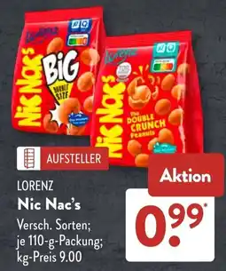 Aldi Süd Lorenz Nic Nac's Angebot