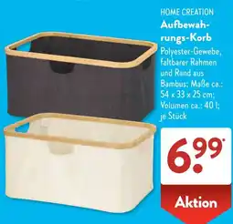Aldi Süd HOME CREATION Aufbewahrungs-Korb Angebot