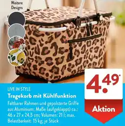 Aldi Süd Tragekorb mit Kühl Funktion Angebot