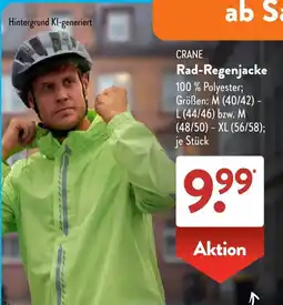 Aldi Süd CRANE Rad-Regenjacke Angebot