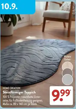 Aldi Süd HOME CREATION Steinförmiger Teppich Angebot