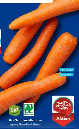 Aldi Süd Bio-Naturland-Karotten Angebot