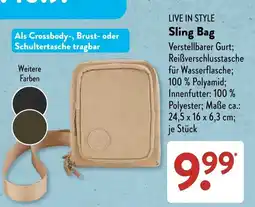 Aldi Süd LIVE IN STYLE Sling Bag Angebot