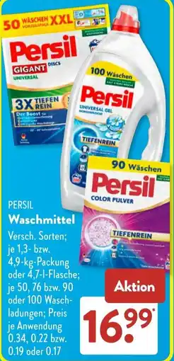 Aldi Süd Persil Waschmittel Angebot