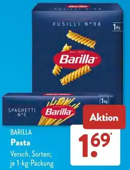 Aldi Süd Barilla Pasta Angebot