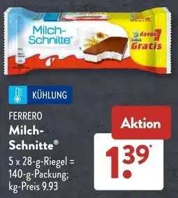 Aldi Süd FERRERO Milch-Schnitte Angebot