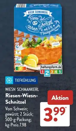 Aldi Süd Wiesn Schmankerl Riesen-Wiesn-Schnitzel Angebot