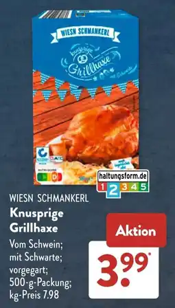 Aldi Süd WIESN SCHMANKERL Knusprige Grillhaxe Angebot