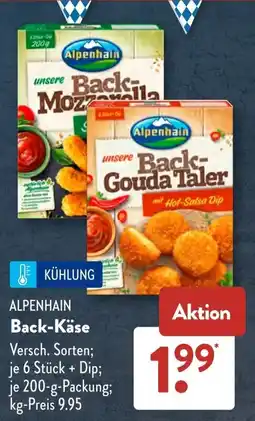 Aldi Süd Alpenhain Back-Käse Angebot