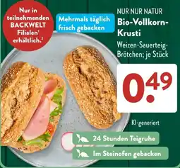 Aldi Süd Bio-Vollkorn-Krusti Weizen-Sauerteig-Brötchen Angebot