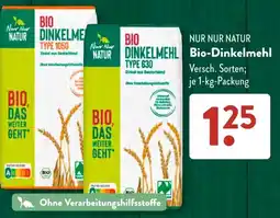 Aldi Süd Nur Nur Natur Bio-Dinkelmehl Angebot